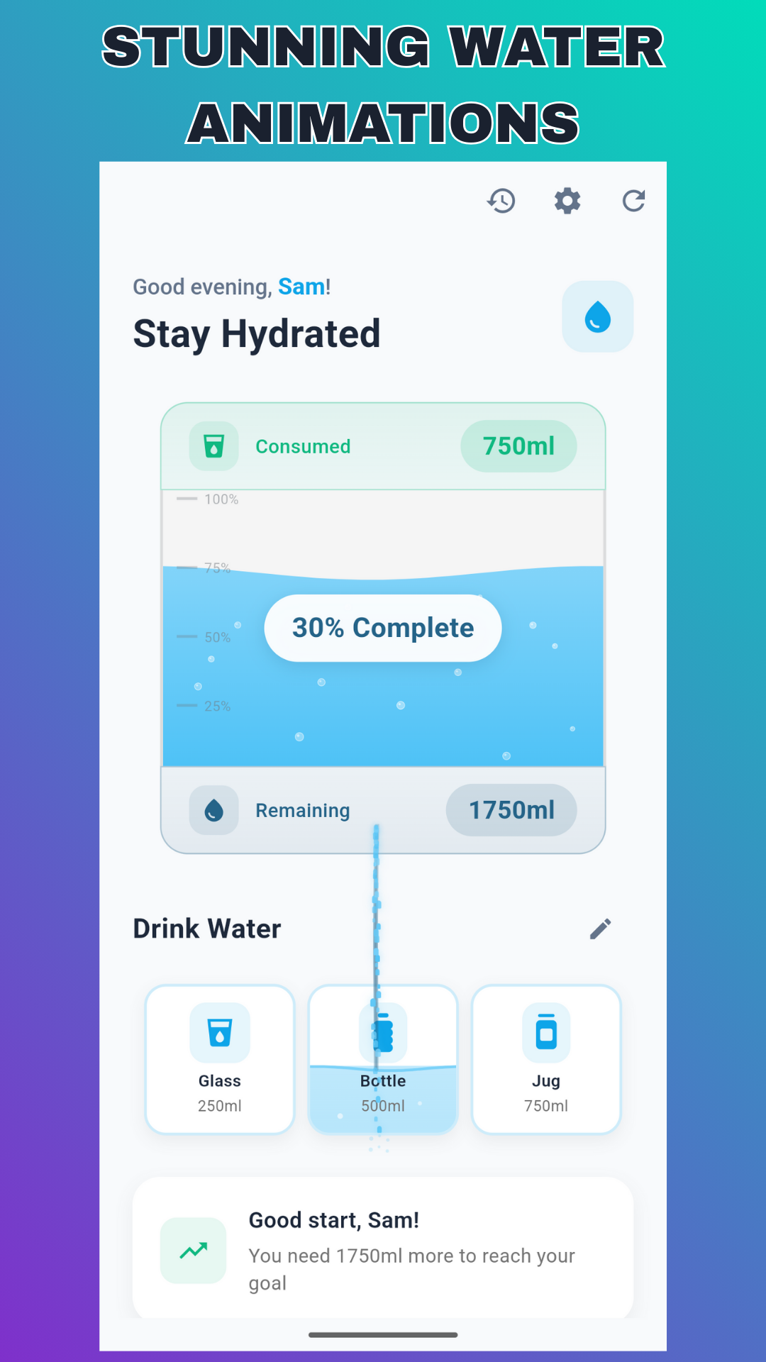 Water Animation - Beautiful water flow effects